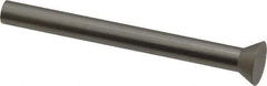 Dayton Lamina - 0.3375" Head Diam, 3/16" Shank Diam, Quill Head, High Speed Steel Solid Mold Die Blank & Punch - 60° Head Angle, 0.1313" Head Height, 2" OAL, Blank Punch, KWX Series - All Tool & Supply