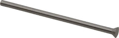 Dayton Lamina - 0.225" Head Diam, 1/8" Shank Diam, Quill Head, High Speed Steel Solid Mold Die Blank & Punch - 60° Head Angle, 0.0875" Head Height, 2-1/2" OAL, Blank Punch, KWX Series - All Tool & Supply