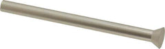 Dayton Lamina - 0.3375" Head Diam, 3/16" Shank Diam, Quill Head, High Speed Steel Solid Mold Die Blank & Punch - 60° Head Angle, 0.1313" Head Height, 2-1/2" OAL, Blank Punch, KWX Series - All Tool & Supply