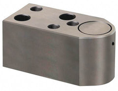 Dayton Lamina - 1/2" Shank Diam, 2-1/4" Base Length x 1-1/4" Base Width x 1-1/4" Base Height, 3/8-16 Thread, Alloy Steel Mold Punch Retainer - 5/16" Dowel Diam, 31/32" Length Between Dowel & Screw, 1-1/2" Thread Length, Ball Lock, Light Duty (LRE) Series - All Tool & Supply