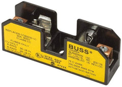 Cooper Bussmann - 1 Pole, 10 to 14 AWG, 480 VAC/VDC, 20 Amp, DIN Rail Mount Fuse Block - 3 Inch Long x 0.86 Inch Wide x 1.22 Inch High Block - All Tool & Supply