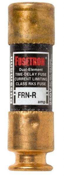 Cooper Bussmann - 125 VDC, 250 VAC, 2.25 Amp, Time Delay General Purpose Fuse - Fuse Holder Mount, 50.8mm OAL, 20 at DC, 200 (RMS) kA Rating, 9/16" Diam - All Tool & Supply