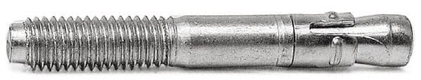 Wej-It - 1/4" Diam, 1/4" Drill, 3-1/4" OAL, 2-1/4" Min Embedment Wedge Expansion Concrete Anchor - All Tool & Supply