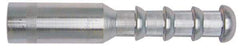 Wej-It - 7/8" Diam, 7/8" Drill, 5-3/4" OAL, 2" Min Embedment Drop-In Concrete Anchor - 12L14 Steel, Zinc-Plated Finish, Hex Nut Head, Hex Drive, 1-1/2" Thread Length - All Tool & Supply