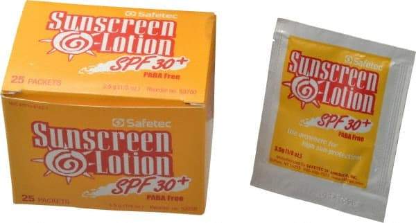 Medique - (25) 1/8 oz Sunscreen Lotion - Comes in Packet - All Tool & Supply