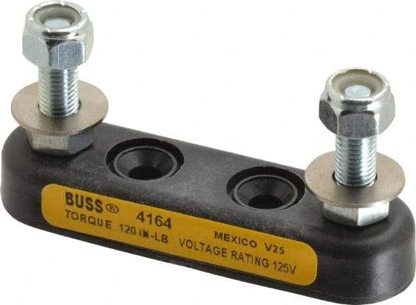 Cooper Bussmann - 1 Pole, 125 VAC, 800 Amp, Screw Mount Fuse Block - 3-3/16 Inch Fuse Length, 58.8mm Long x 24.1mm Wide x 1.62 Inch High Block - All Tool & Supply