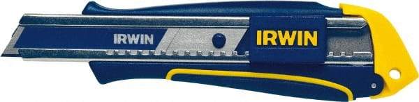 Irwin - Snap Utility Knife - Blue & Yellow Handle, 1 Blade Included - All Tool & Supply