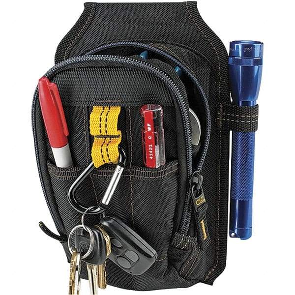 CLC - 9 Pocket Black Ballistic Polyester Mulit-Purpose Tool Carry All - 6" Wide x 4" Deep x 7" High - All Tool & Supply