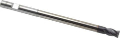 Niagara Cutter - 3/8", 4 Flute, Single End, Solid Carbide, 0.02" Corner Radius End Mill - 6" OAL, Right Hand Flute, 1/2" LOC, Right Hand Cut, 4-1/8" Extended Reach - All Tool & Supply