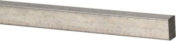 Precision Brand - 12" Long x 3/32" High x 3/32" Wide, Zinc-Plated Key Stock - Low Carbon Steel - All Tool & Supply