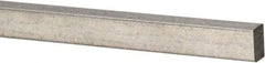 Precision Brand - 12" Long x 3/32" High x 3/32" Wide, Zinc-Plated Key Stock - Low Carbon Steel - All Tool & Supply