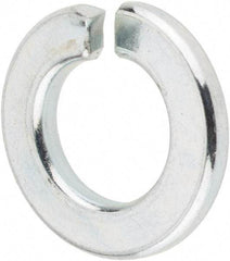 Value Collection - M6, 6.1mm ID, 11.8mm OD, 1.6mm Thick Split Lock Washer - Grade 8 Spring Steel, Zinc-Plated Finish, 6.1mm Min ID, 6.5mm Max ID - All Tool & Supply