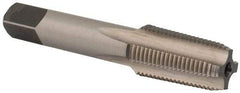 Union Butterfield - 1/8-27 NPT Thread, 4 Flute Standard Pipe Tap - 2-1/8" OAL, 3/4" Thread Length, 5/16" Shank Diam, Bright Finish, High Speed Steel - Exact Industrial Supply