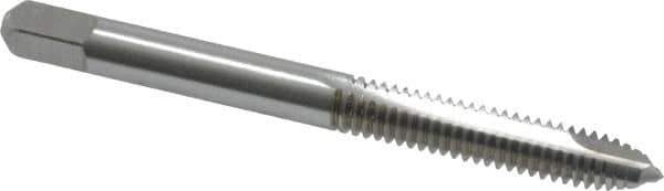 Kennametal - #12-24 UNC, 2 Flute, Bright Finish, High Speed Steel Spiral Point Tap - Plug Chamfer, Right Hand Thread, 2.38" OAL, 15/16" Thread Length, 0.22" Shank Diam, 2B/3B Class of Fit, Series 5301 - Exact Industrial Supply