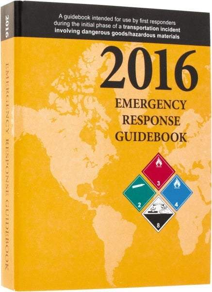 Brady SPC Sorbents - Emergency Response Guidebook Handbook, 1st Edition - 2016 - All Tool & Supply