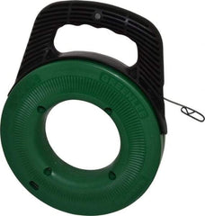 Greenlee - 65 Ft. Long x 1/8 Inch Wide, 0.045 Inch Thick, Steel Fish Tape - 400 Lb. Pulling Strength, Includes Case - All Tool & Supply