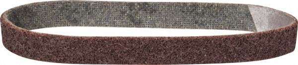 3M - 3/4" Wide x 18" OAL, Aluminum Oxide Abrasive Belt - Aluminum Oxide, Medium, Nonwoven, Series SE-BS - All Tool & Supply