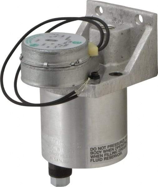 LDI Industries - 0.16 cc Output per Cycle, 1 Outlet Central Lubrication System Electric Pump - 66.55mm Wide x 134.37mm High, 120 Volt, Oil/Grease, 1/8-27 Outlet Thread, NPTF - All Tool & Supply