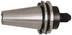 Kennametal - CAT50 Taper Shank 1-1/2" Hole End Mill Holder/Adapter - 2-3/4" Nose Diam, 6" Projection, 1-8 Drawbar, Through-Spindle Coolant - Exact Industrial Supply