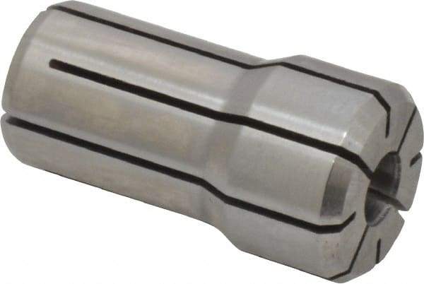 Kennametal - 17/64 Inch, 0.234 to 0.266 Inch Collet Capacity, Series DA100 Double Angle Collet - 1-7/16 Inch Overall Length, 0.769 Inch Overall Diameter, 0.001 Inch TIR - Exact Industrial Supply