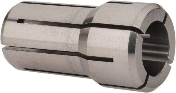 Kennametal - 15/32 Inch, 7/16 to 15/32 Inch Collet Capacity, Series DA100 Double Angle Collet - 1-7/16 Inch Overall Length, 0.769 Inch Overall Diameter, 0.001 Inch TIR - Exact Industrial Supply