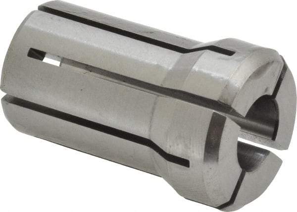 Kennametal - 15/32 Inch, 7/16 to 15/32 Inch Collet Capacity, Series DA180 Double Angle Collet - 1-5/8 Inch Overall Length, 1.035 Inch Overall Diameter, 0.001 Inch TIR - Exact Industrial Supply