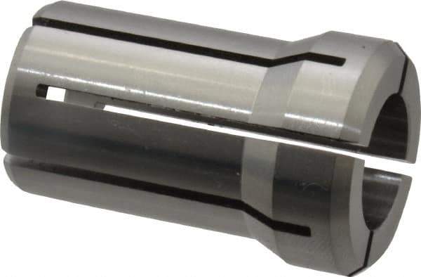 Kennametal - 19/32 Inch, 9/16 to 19/32 Inch Collet Capacity, Series DA180 Double Angle Collet - 1-5/8 Inch Overall Length, 1.035 Inch Overall Diameter, 0.001 Inch TIR - Exact Industrial Supply