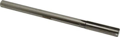 Made in USA - 0.636" Carbide-Tipped 6 Flute Chucking Reamer - Straight Flute, 9/16" Straight Shank, 2-1/4" Flute Length, 9" OAL - All Tool & Supply