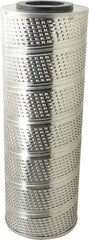 Parker - 6-1/4" OD, 30µ, Resin Cellulose Pleated-Resin Bonded Cartridge Filter - 18" Long - All Tool & Supply