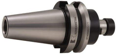 Kennametal - BT40 Taper Shank 1-1/4" Pilot Diam Shell Mill Holder - 2.36" Flange to Nose End Projection, 2.88" Nose Diam, 5/8-18 Lock Screw, Through-Spindle & DIN Flange Coolant - Exact Industrial Supply