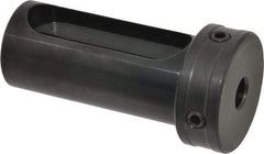 Global CNC Industries - 1/2" ID, 1-1/2" OD, 3-1/4" Length Under Head, Type Z Lathe Tool Holder Bushing - 3/4" Head Thickness, 2-7/8" Slot Length - Exact Industrial Supply