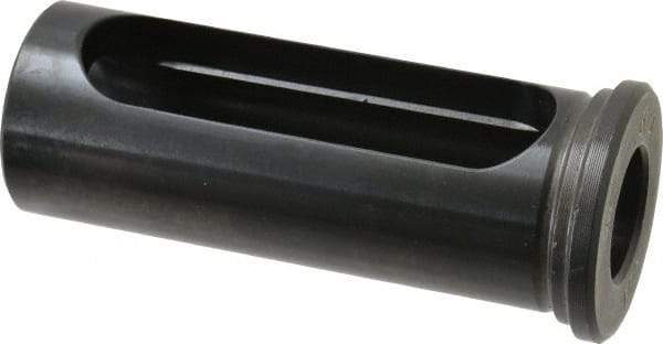 Global CNC Industries - 3/4" ID, 1-1/4" OD, 3-1/4" Length Under Head, Type C Lathe Tool Holder Bushing - 2-7/8" Slot Length - Exact Industrial Supply