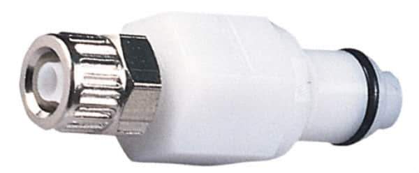 CPC Colder Products - 3/8" OD, Acetal Push-to-Connect Male Connector - 120 Max psi, White - All Tool & Supply