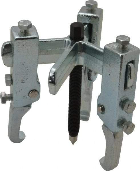 Proto - 8" Spread, 6 Ton Capacity, Puller - 7-1/2" Long, For Bearings, Gears & Pulleys - All Tool & Supply