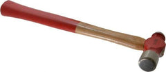 Proto - 3/4 Lb Head Ball Pein Hammer - Wood Handle with Red Laquer Grip, 13" OAL - All Tool & Supply