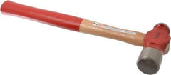 Proto - 2-1/2 Lb Head Ball Pein Hammer - Wood Handle with Red Laquer Grip, 16-3/8" OAL - All Tool & Supply