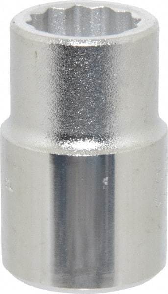 Proto - 3/4", 3/4" Drive, Standard Hand Socket - 12 Points, 2" OAL, Chrome Finish - All Tool & Supply