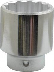 Proto - 3/8" Drive, Standard Hand Socket - 12 Points, 2-1/8" OAL, Chrome Finish - All Tool & Supply