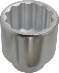 Proto - 2-1/4", 3/4" Drive, Standard Hand Socket - 12 Points, 3-13/32" OAL, Chrome Finish - All Tool & Supply