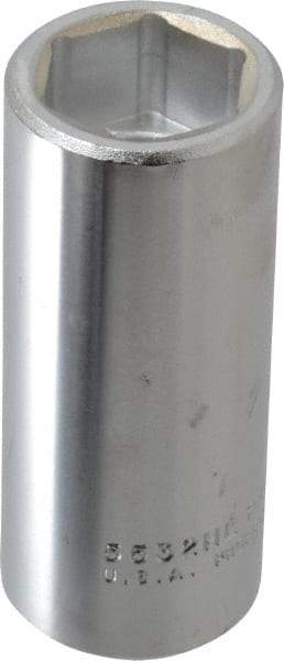 Proto - 1", 3/4" Drive, Deep Hand Socket - 6 Points, 3-1/2" OAL, Chrome Finish - All Tool & Supply