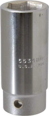 Proto - 1-1/16", 3/4" Drive, Deep Hand Socket - 6 Points, 3-1/2" OAL, Chrome Finish - All Tool & Supply