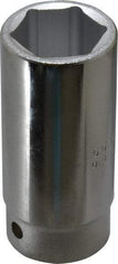 Proto - 1-1/8", 3/4" Drive, Deep Hand Socket - 6 Points, 3-1/2" OAL - All Tool & Supply