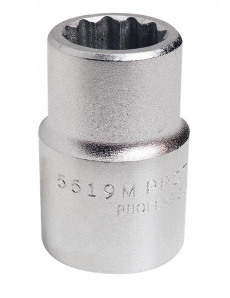 Proto - 3/4" Drive, Standard Hand Socket - 12 Points, 2" OAL, Satin Finish - All Tool & Supply