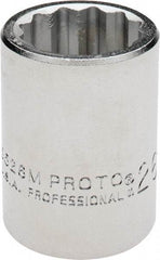 Proto - 3/4" Drive, Standard Hand Socket - 12 Points, 2" OAL, Chrome Finish - All Tool & Supply