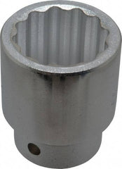 Proto - 3/4" Drive, Standard Hand Socket - 12 Points, 2-13/32" OAL, Chrome Finish - All Tool & Supply