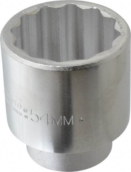 Proto - 3/4" Drive, Standard Hand Socket - 12 Points, 3-9/32" OAL, Chrome Finish - All Tool & Supply