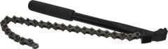 Proto - 4" Max Pipe Capacity, 16-1/4" Long, Chain Wrench - 12" Handle Length - All Tool & Supply