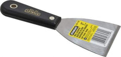 Stanley - Stiff Steel 1-Edge Scraper - 3" Blade Width x 3-5/8" Blade Length, 3-7/8" Long Nylon Handle - All Tool & Supply