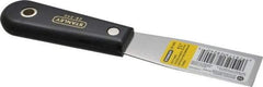 Stanley - 1-1/4" Wide Steel Putty Knife - Flexible, Nylon Handle, 7-1/2" OAL - All Tool & Supply