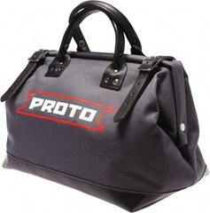 Proto - 1 Pocket White Canvas Tool Bag - 14" Wide x 14" Deep x 14" High - All Tool & Supply